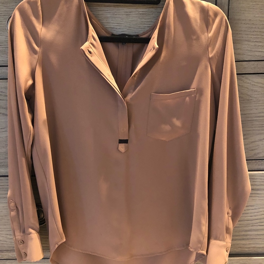Ro & De Women's Blouse in Camel Tan